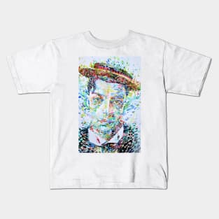 BUSTER KEATON watercolor portrait .1 Kids T-Shirt